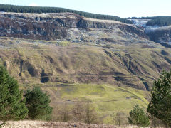 
Inclines to Cwar Du Quarry, Blaenrhondda, February 2012